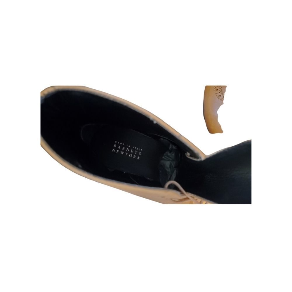 Barneys New York Tan Wingtip Boots - Picture 9 of 10